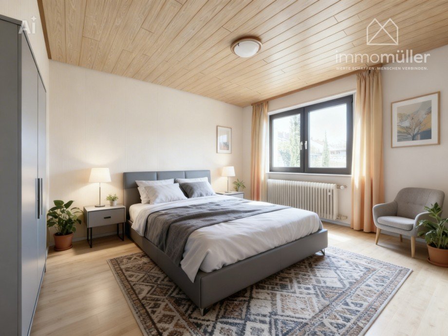 Virtuelle Staging // SCHLAFEN Einfamilienhaus Eisenberg